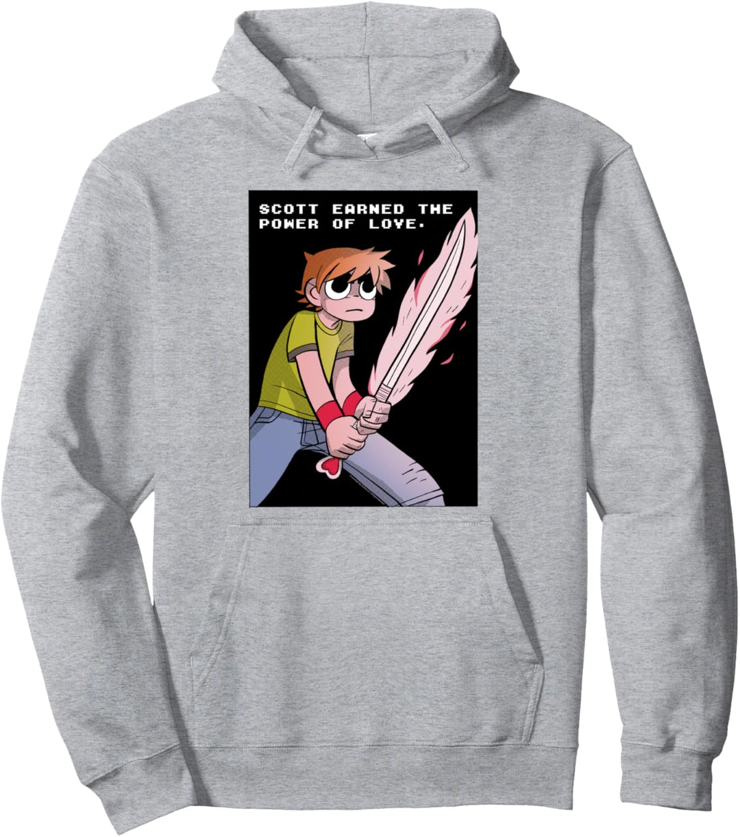 Scott Pilgrim Vs. The World Earned The Power Of Love Pullover Hoodie