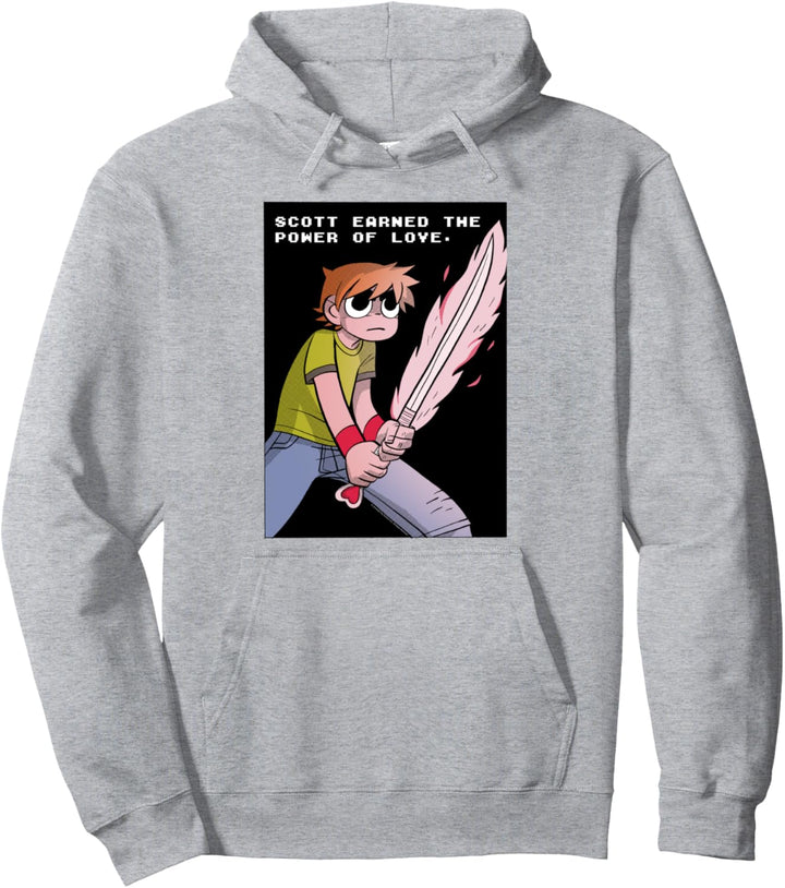 Scott Pilgrim Vs. The World Earned The Power Of Love Pullover Hoodie