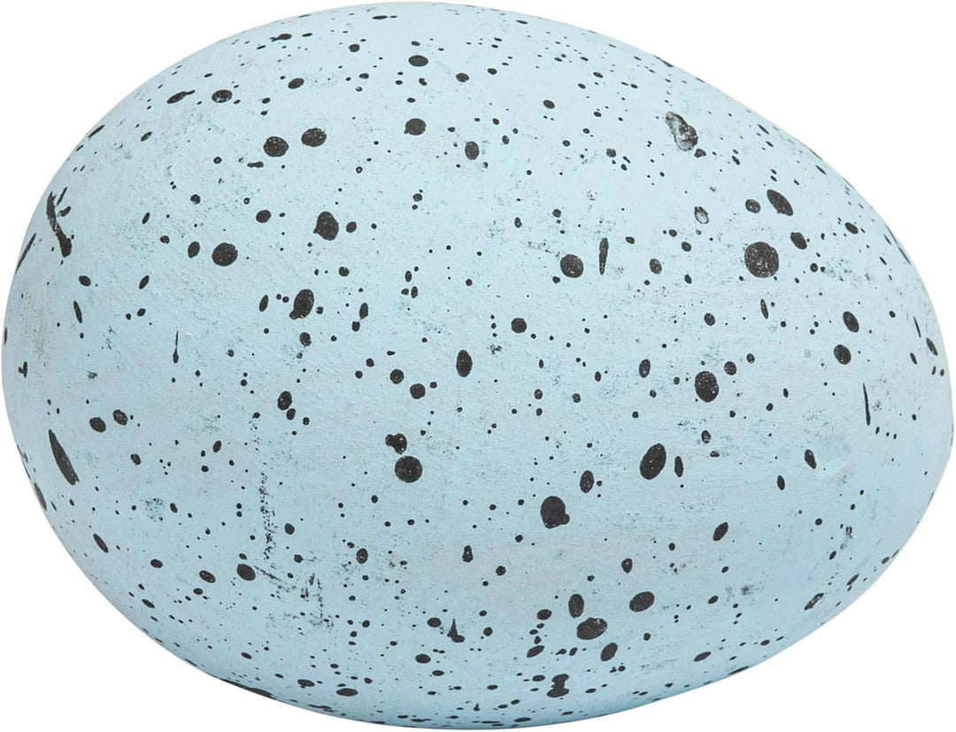 Creative Co-op HD4474 Rotkehlchen-Eier, Keramik, Blau gesprenkelt