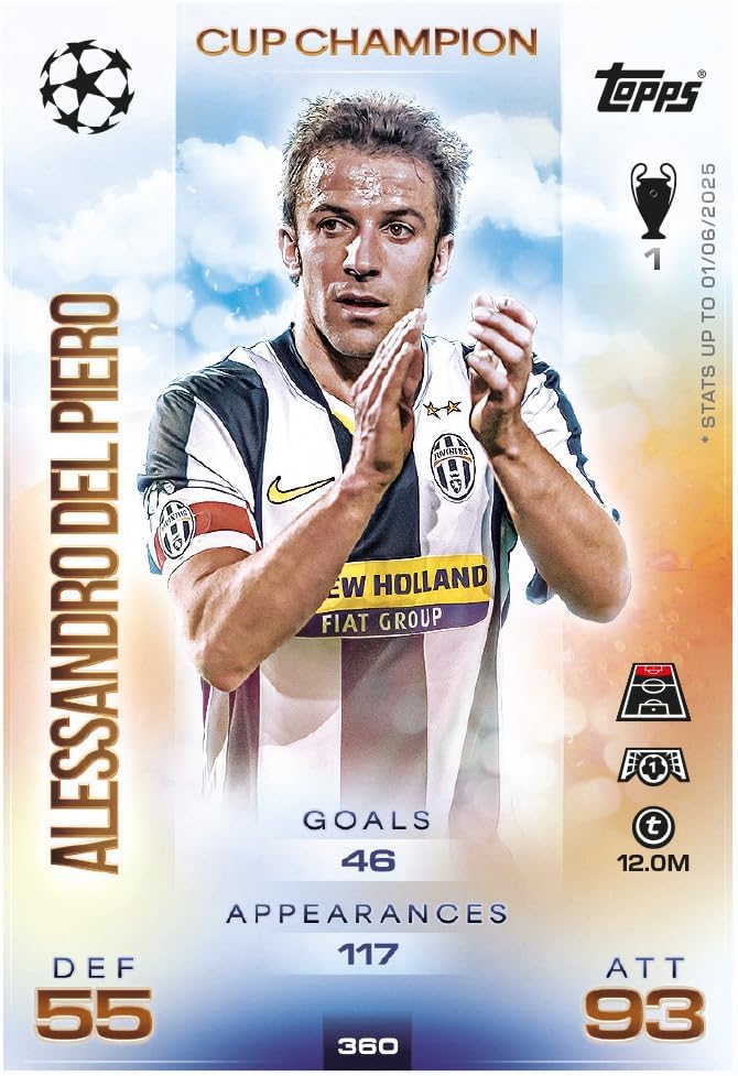 Topps UCC Match Attax 2025/26 - Mega Tin - Spartans - enthält 45 Match Attax Karten plus 3 exklusive
