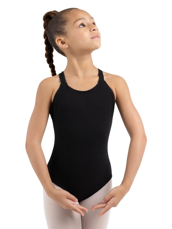 Capezio Damen Doppelriemen, Löwe, Trägerhemd Kind Schwarz Large Schwarz, Kind Schwarz Large Schwarz