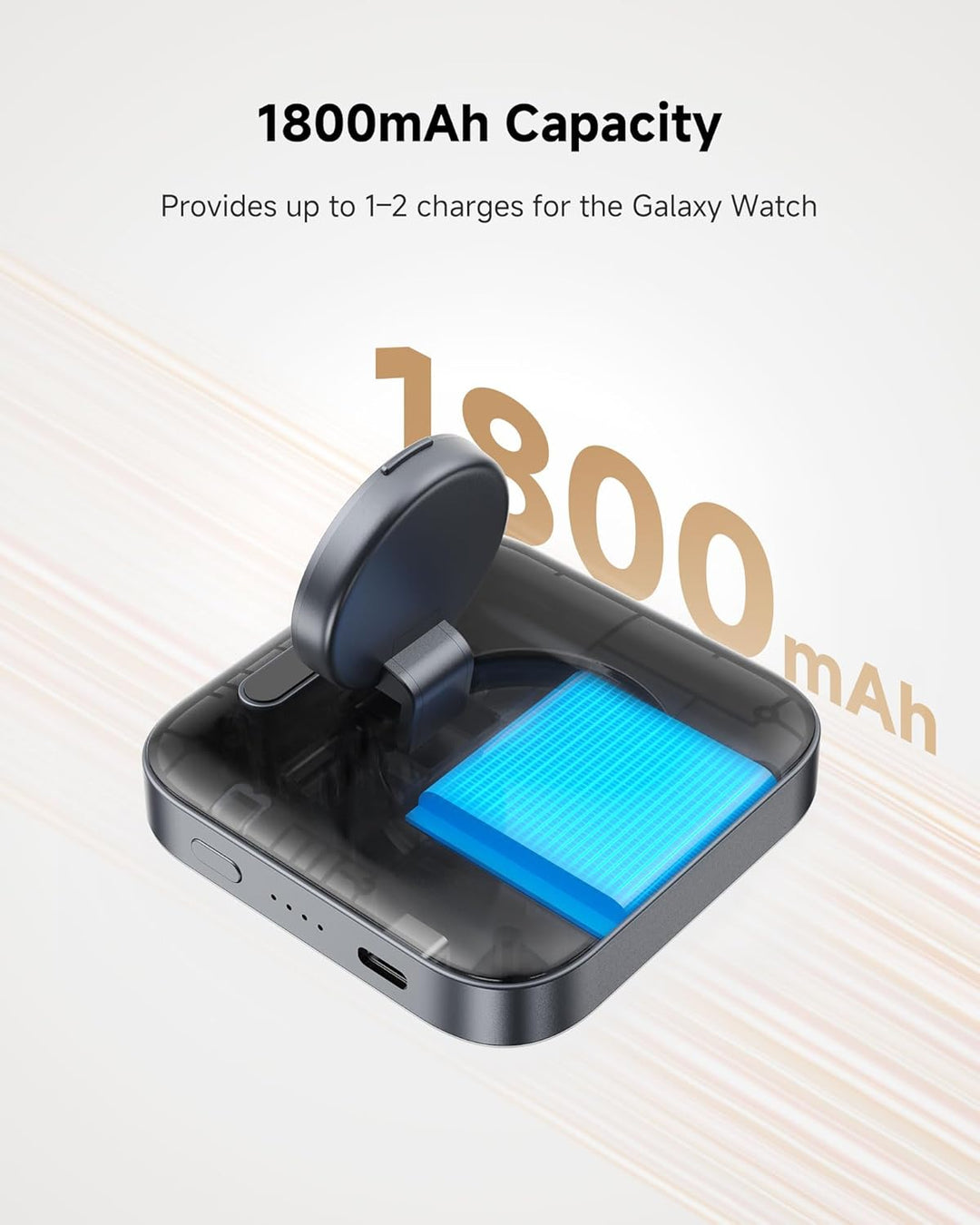 Tragbares Ladegerät für Samsung Galaxy Watch 8/8 Classic/7/Ultra/FE/6/6 Classic/5/5 Pro/4/4 Classic/