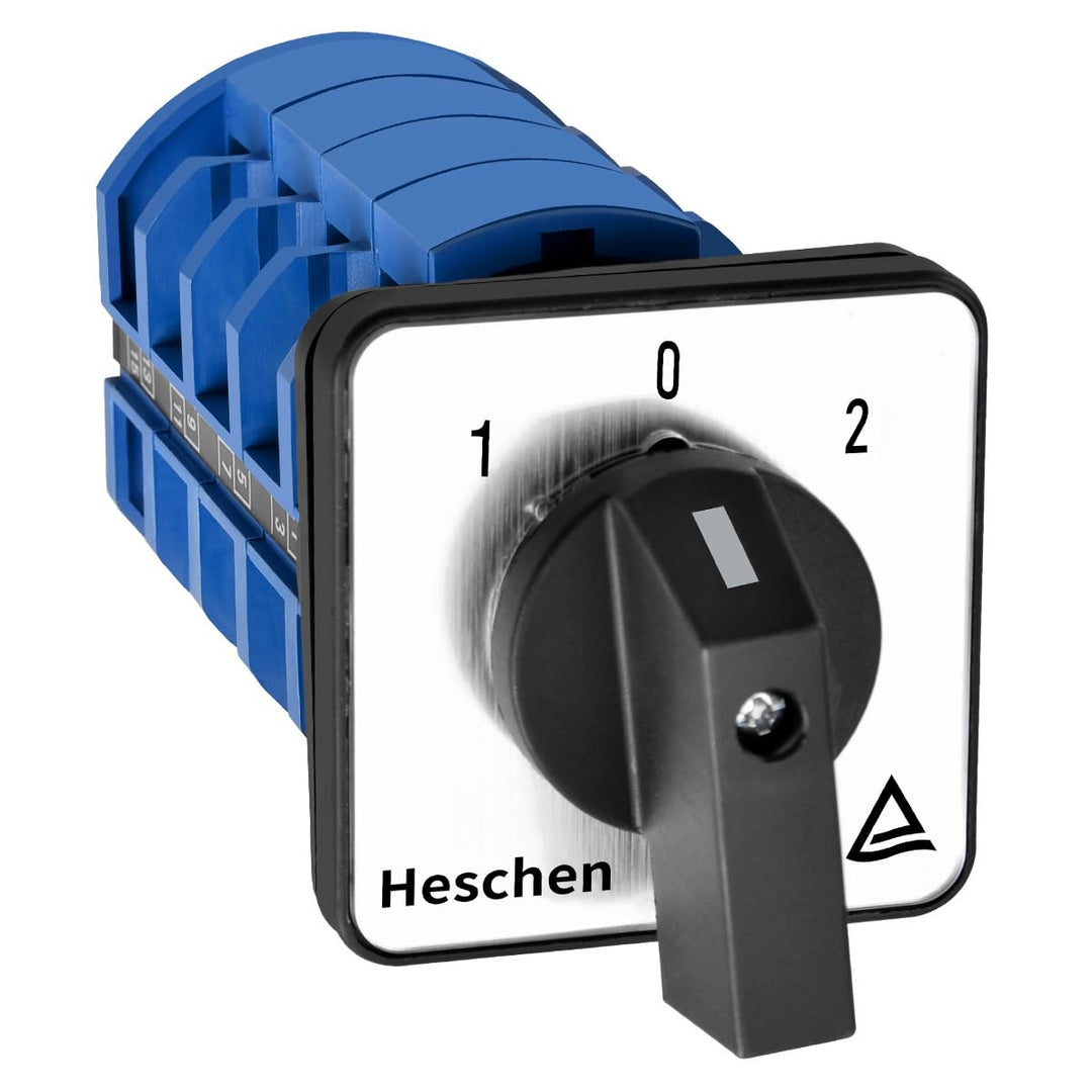 Heschen Universal Drehschalter SZW26-63/D404.4 660V 63A ON-OFF-ON 3 Positionen 4 Phasen 4NO+4NC 16 K