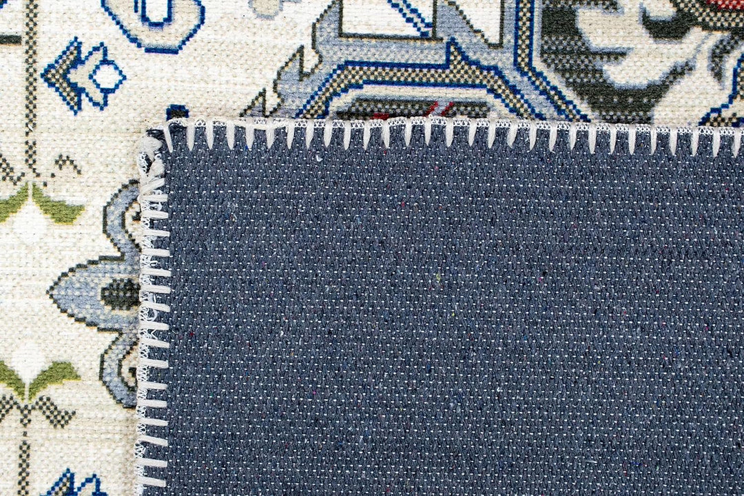 Teppich-Traum Modern klassischer Teppich mit orientalischen Verzierungen & Ornamenten in Creme rot o