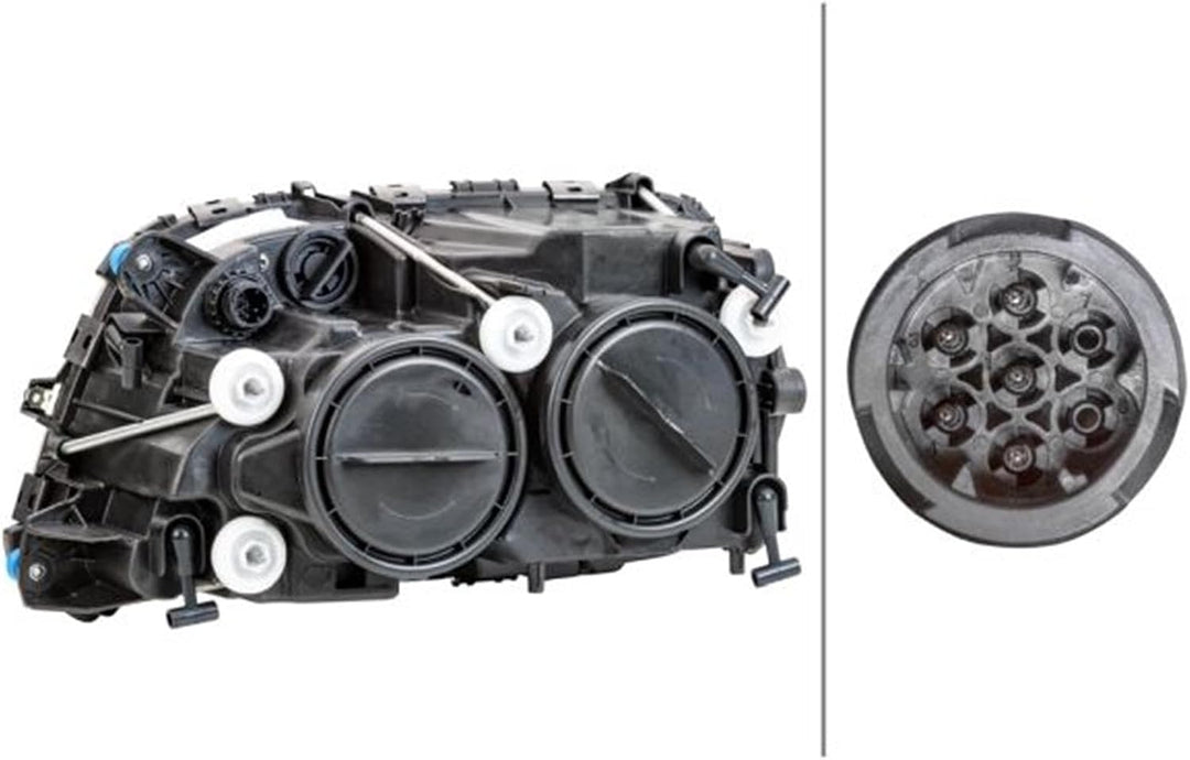 HELLA 1EH 009 513-021 FF/Halogen-Hauptscheinwerfer - rechts - für u.a. Mercedes-Benz Actros MP3 Rech