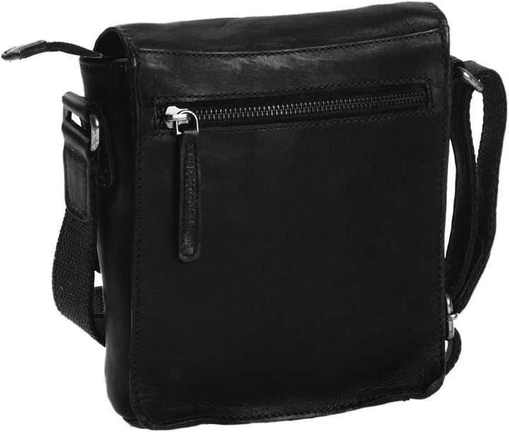 The Chesterfield Brand Wax Pull Up Jesse Umhängetasche Leder 16 cm Schwarz Einheitsgrösse, Schwarz E