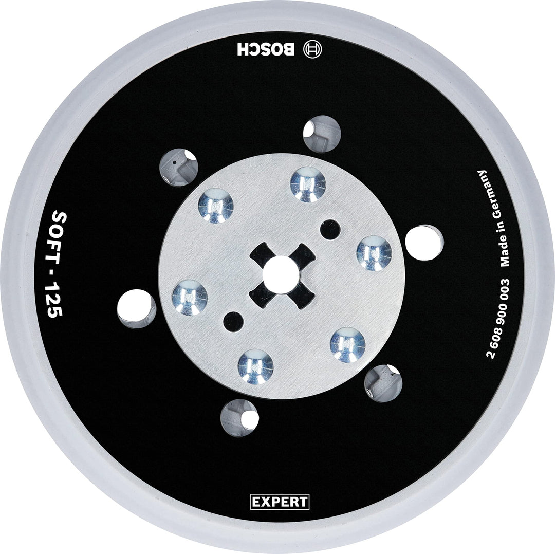 Bosch Professional 1x Expert Multihole Universalstützteller (Version weich, Ø 125 mm, Zubehör Exzent