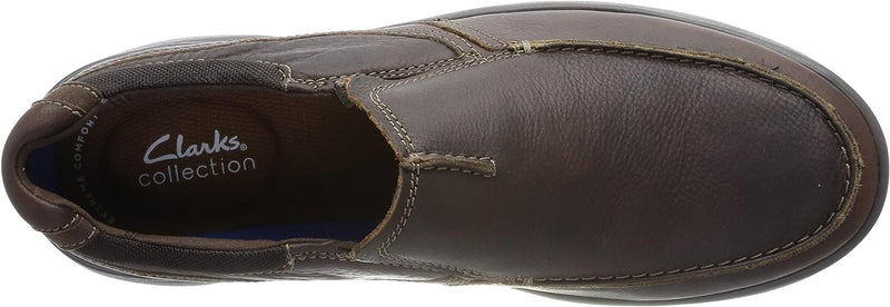 Clarks Herren Bradley Free Slipper 39.5 EU Weit Tan Tumbled, 39.5 EU Weit Tan Tumbled