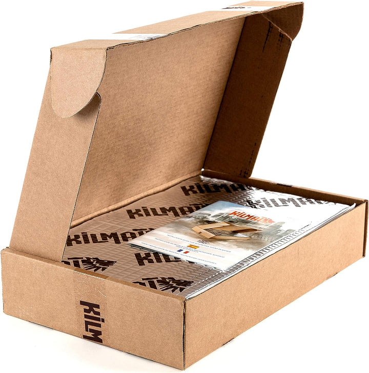 KILMAT 2 mm 3.4 qm Selbstklebende Alubutyl Anti Dröhn Dämmmatte, Auto Dämmung (Lärmschutz, Schalldäm