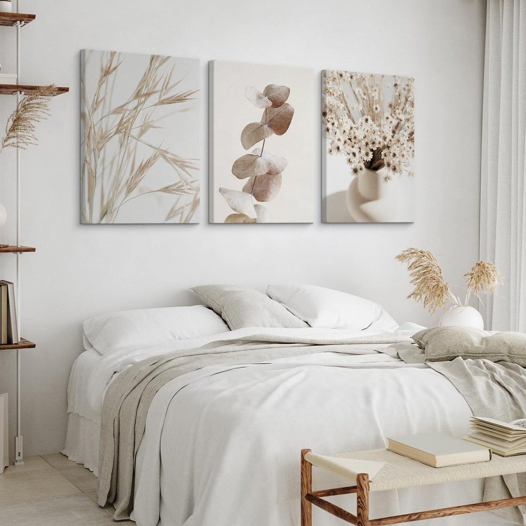 Muralo - Wandbilder Set - Leinwand Bilder Set Aufhängefertig - das Leinwandbilder Set - Bilder für W