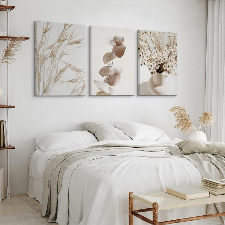 Muralo - Wandbilder Set - Leinwand Bilder Set Aufhängefertig - das Leinwandbilder Set - Bilder für W