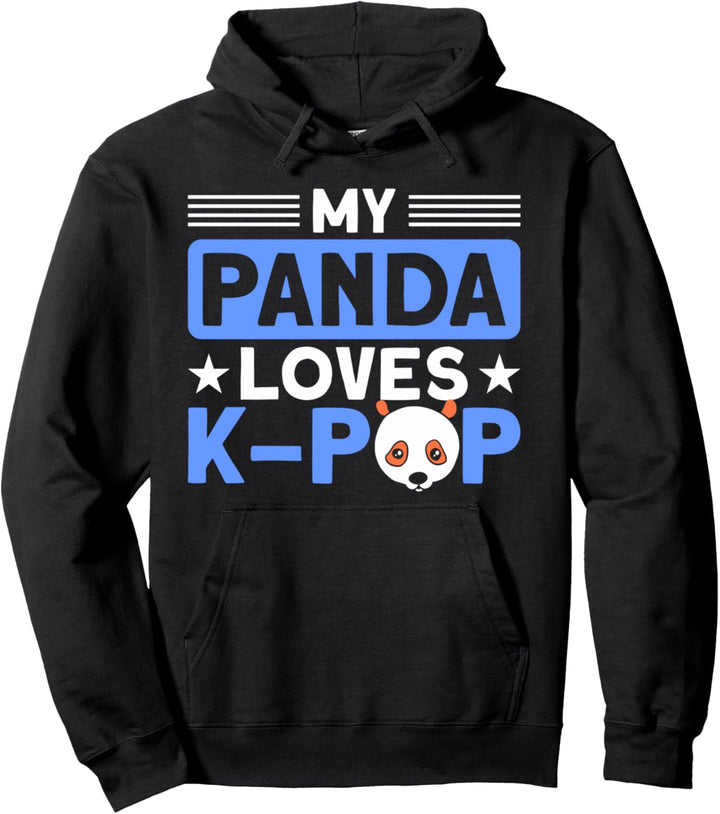 K-Pop Korea Musik Pandabär Kpop Merch Pullover Hoodie