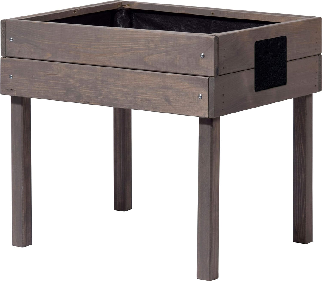 dobar® 58511FSC Kinderhochbeet mit Kreidetafel | Mini Hochbeet Holz | erhöhter Pflanzkasten für Kind