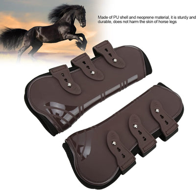 Voluxe Pferde-Vorderbeinschutz, Komfort-elastische, stossdämpfende leichte Pferdebein-Schutzstiefel