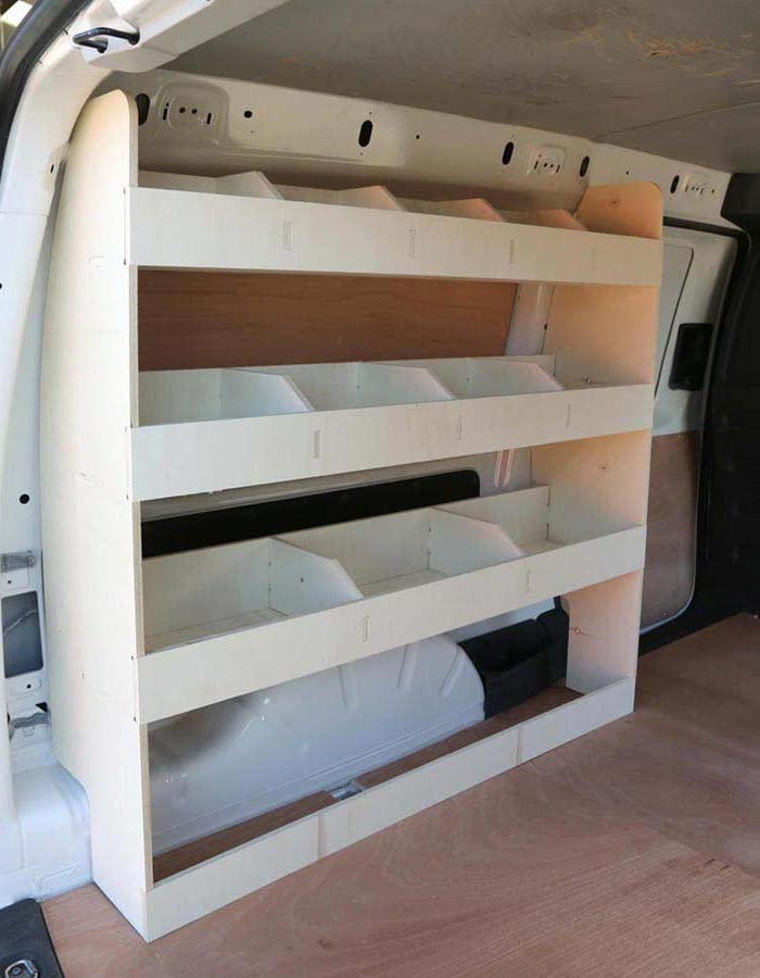 Vanify - Kompatibel mit Volkswagen Caddy L2 (Maxi) 2003-20 Fahrzeugeinrichtung Fahrzeugregale, Fahre