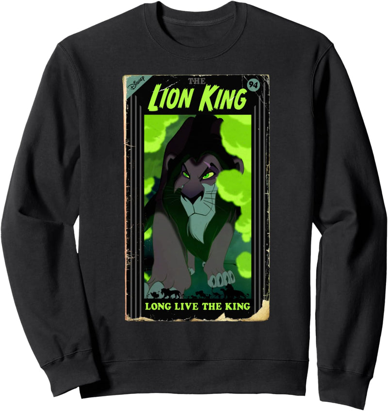 Disney The Lion King Scar Long Live The King VHS Cover Sweatshirt