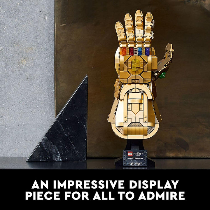 LEGO Marvel Infinity Gauntlet 76191 Collectible Building Kit; Thanos Right Hand Gauntlet Model with
