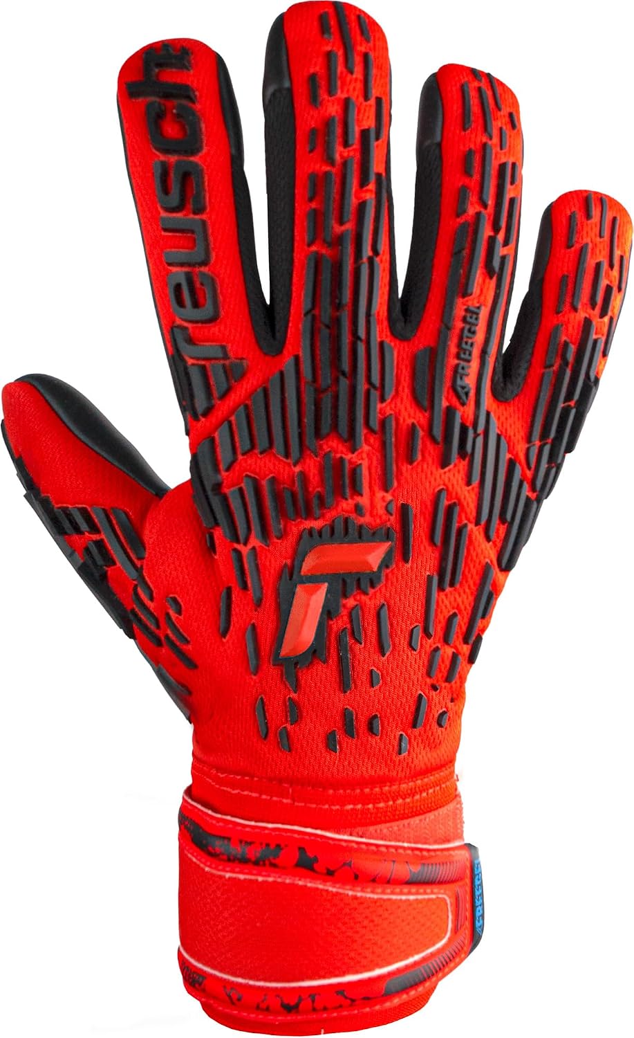 Reusch Herren Attrakt Freegel Torwarthandschuhe 9 Bright Red / Future Blue / Bla, 9 Bright Red / Fut
