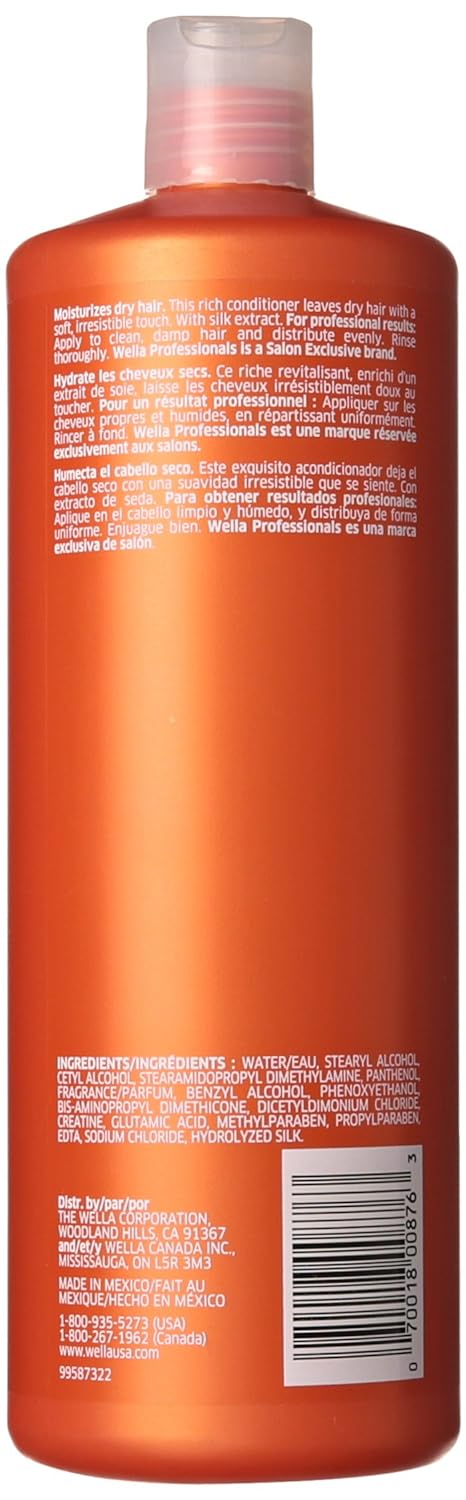Wella Enriched Moisturizing Conditioner for Coarse Hair for Unisex, 33.8 Ounce by Wella