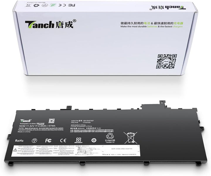 01AV494 SB10K97588 01AV431 01AV430 Laptop-Akku für Lenovo X1 Carbon GEN 5 11.52V 4950mAh/57Wh