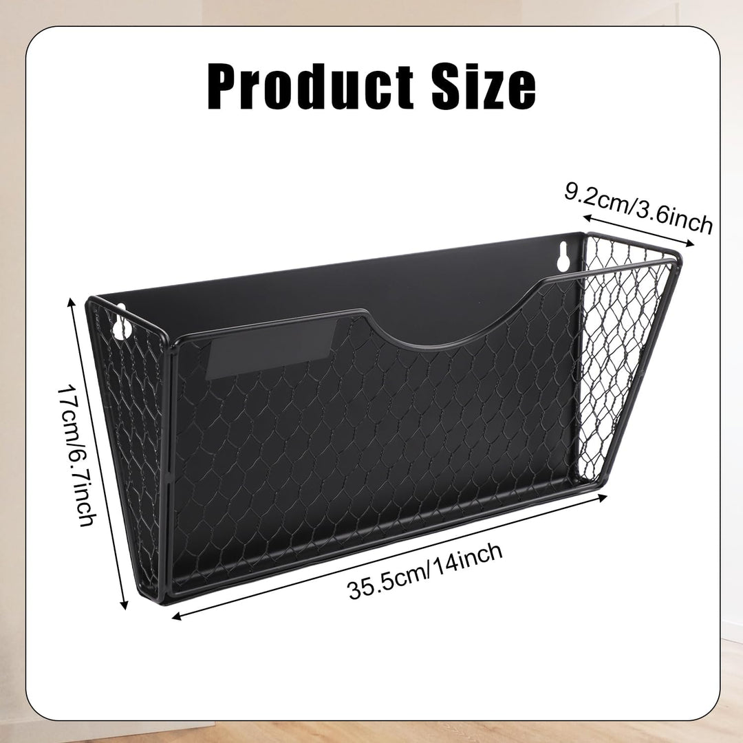 BOXOB 2 Stück Magnetischer Aktenhalter, Magnetischer Aktenaufhänger Magnetischer Organizer für Kühls