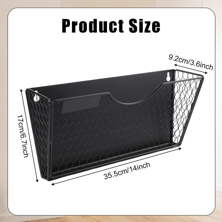 BOXOB 2 Stück Magnetischer Aktenhalter, Magnetischer Aktenaufhänger Magnetischer Organizer für Kühls