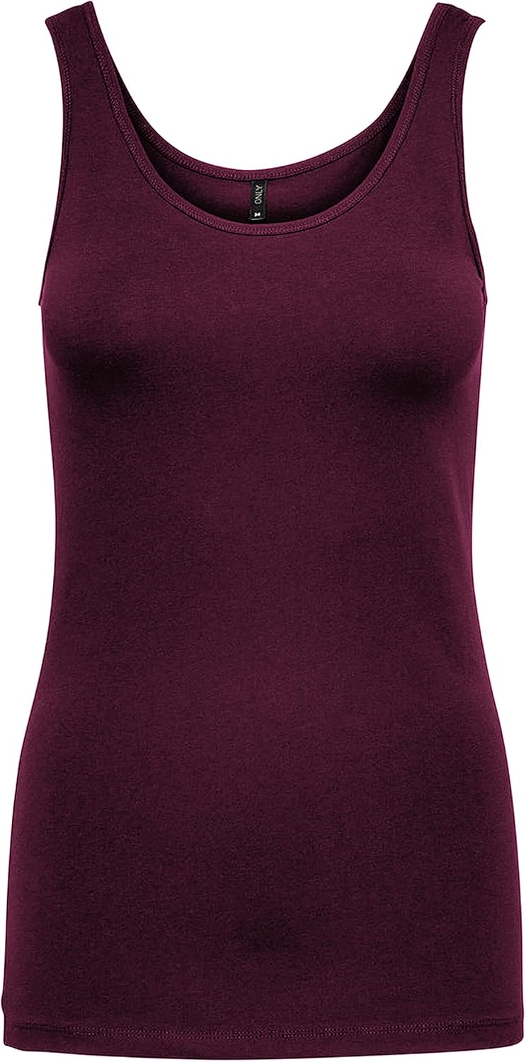 ONLY Damen Top Onllive Love Tank Noos S 3er Pack (Dark Grey Melange, Pageant Blue, Port Royale), S 3