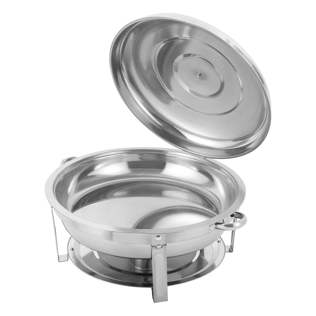 Chafing Dish 9L Edelstahl Speisenwärmer Buffet Warmhaltebehälter Silber | 410 Edelstahl poliert, 9L