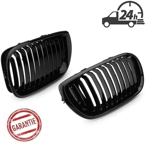 Kühlergrill Nieren Doppelsteg Kühlergrill E46 (Glanz Schwarz) -Twilight Garage Auto, E46