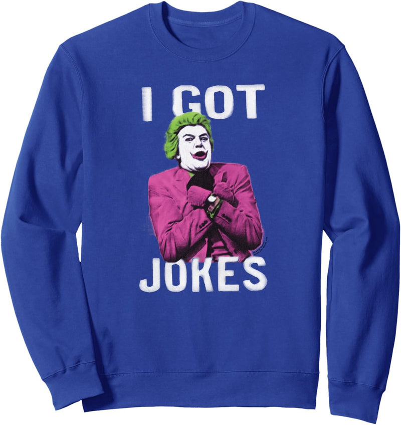 Batman Classic TV Series The Joker Got Jokes Sweatshirt