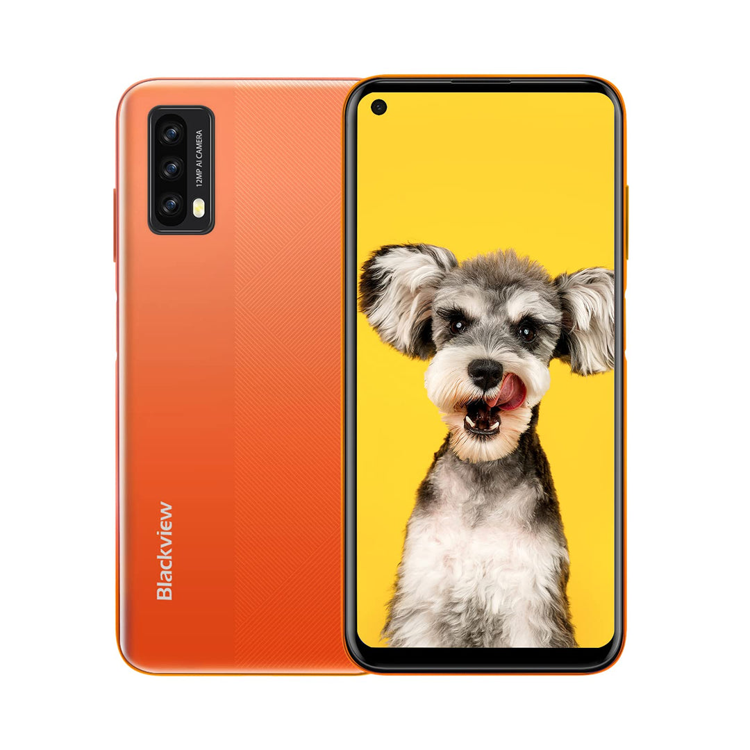 Blackview A90 - Smartphone 64GB, 4GB RAM, Dual SIM, Orange, Orange