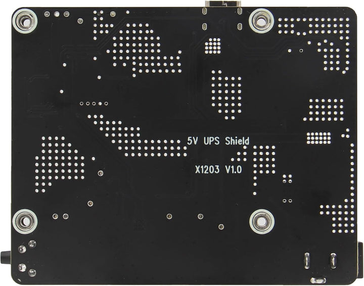 Geekworm X1203 5V UPS Shield for Raspberry Pi 5| Max 5.1V 5A Output|Wide 6-18V Input|Auto Power On|S