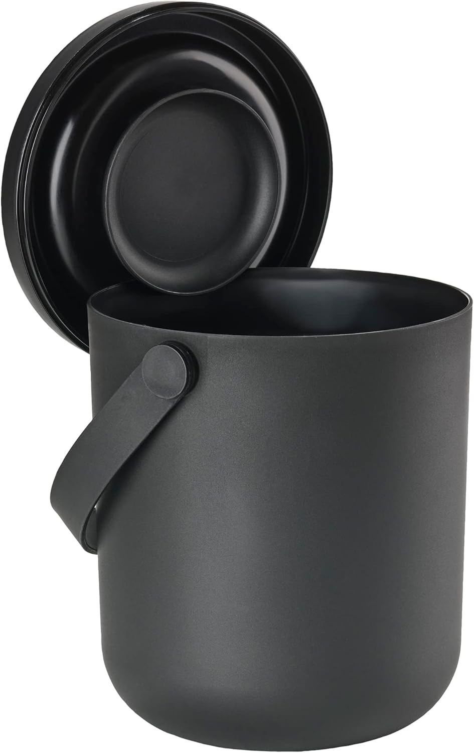 Zone Denmark Circular Bio Mülleimer, Abfallbehälter, Durchm. 16 cm, Höhe 19,5 cm, 3 Liter, Schwarz B