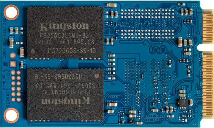 Kingston KC600 SSD 256GB SATA3 mSATA - SKC600MS/256G 256GB mSATA Nur Laufwerk, 256GB mSATA Nur Laufw
