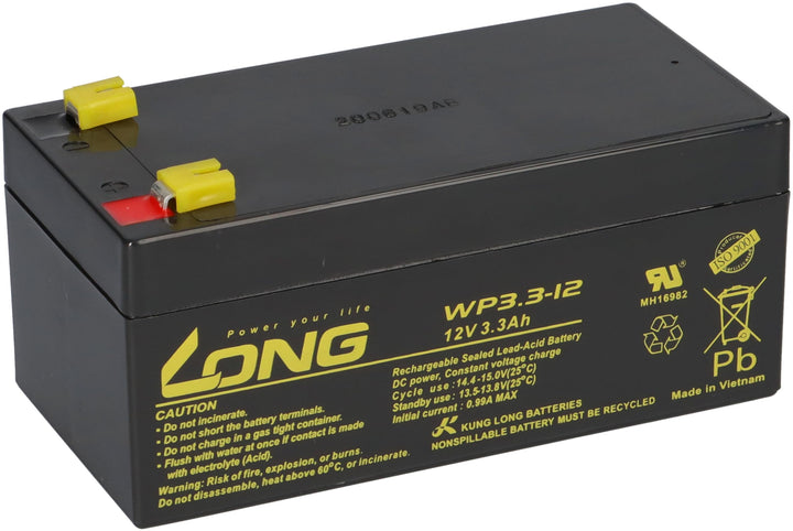 Blei AGM Akku Batterie 12V 3,3Ah VDs für APC Back-UPS ES BE325-GR RBC47 RBC 47