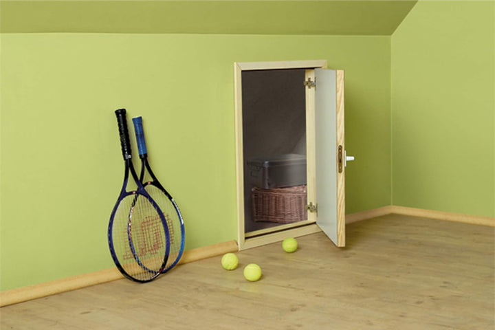 Kniestocktür FAKRO DWK 70 cm x 90 cm mit Wärmedämmung U=1,1 W/m²K 70 x 90 cm Weiss/Opulenter Garten,