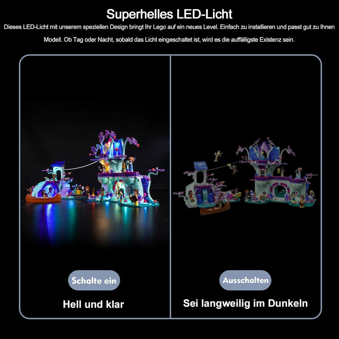 Led Licht Set für Lego 43215 Disney Das verzauberte Baumhaus Set (Kein Lego-Modell), Dekorationsbele