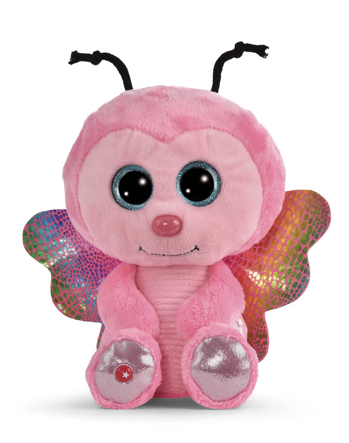 NICI GLUBSCHIS Schmetterling Lilli Papilli 25 cm – Kuscheltier aus weichem Plüsch, niedliches Plüsch