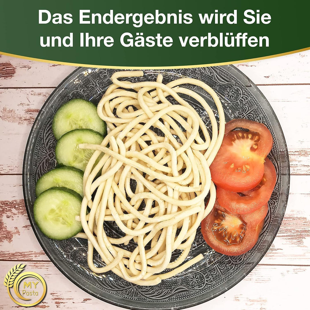 MY PASTA - Bigoli 4mm - Udon Zubehör für Pastamaker - Pasta Disc kompatibel mit Pasta Maker Avance -