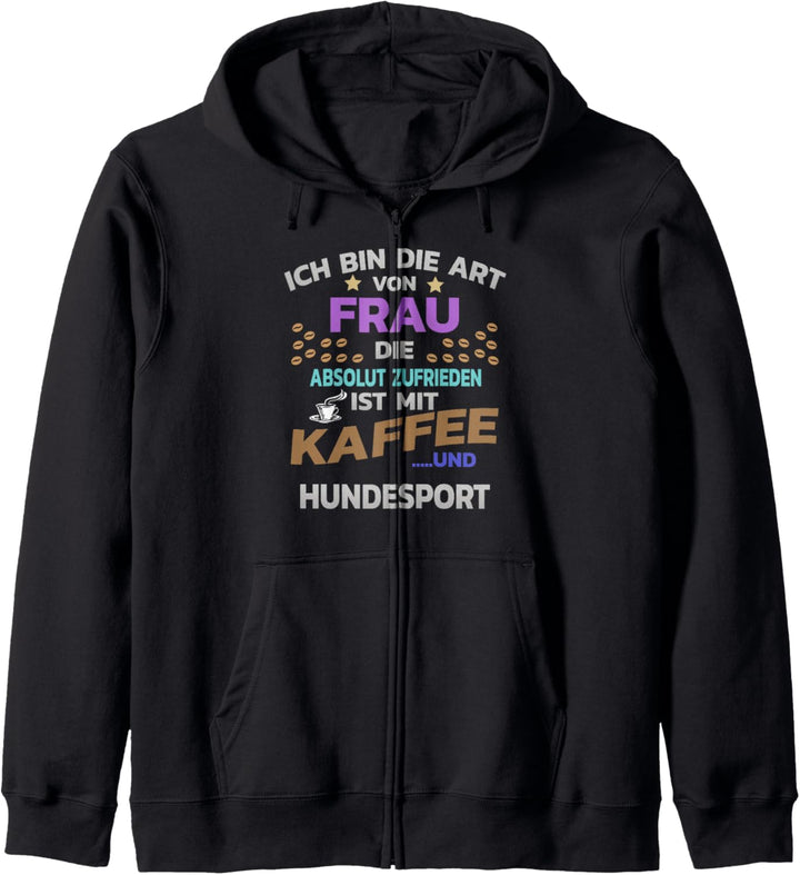 Hobbykaffee für Frauen und Hundesport Kapuzenjacke