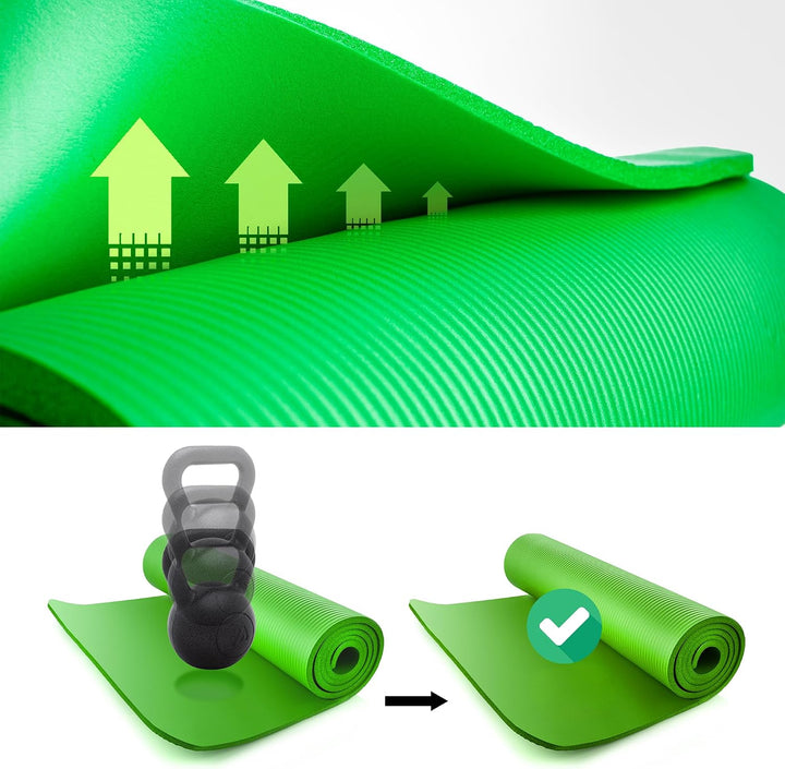 FIZYO FITYO Yogamatte Gymnastikmatte Fitnessmatte Trainingsmatte Turnmatte | für Yoga, Training, Erh