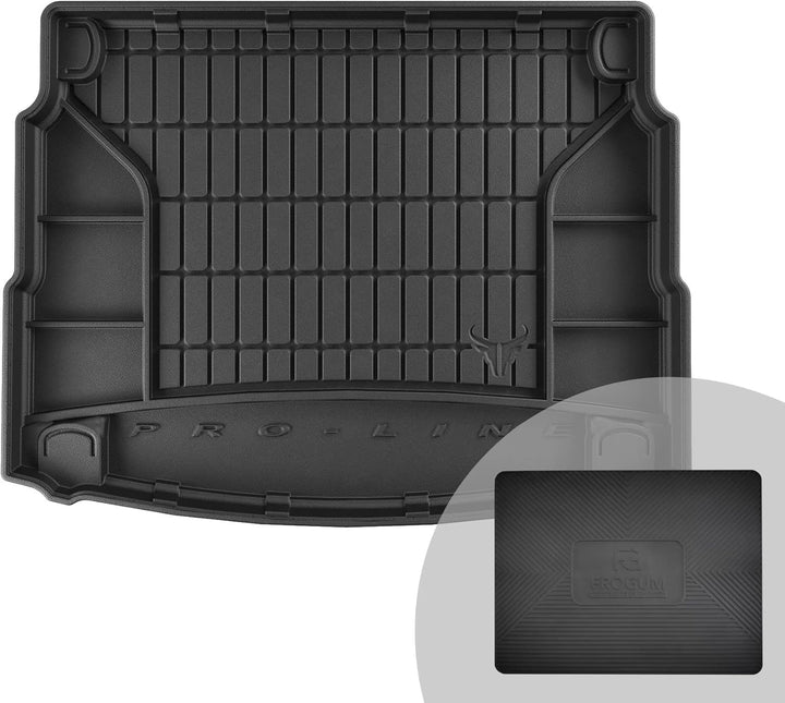 FROGUM ProLine 3D Gummimatte Exklusive Auto Kofferraummatte Kofferraumwanne für Hyundai i30 II 2011-