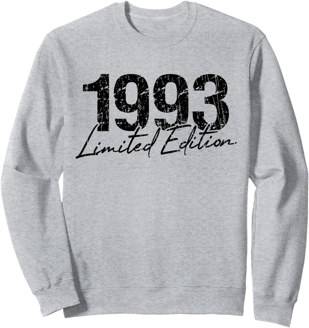 Retro Geburtstag 1993 Limited Edition Geschenk Used Vintage Sweatshirt