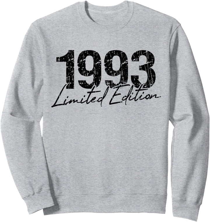 Retro Geburtstag 1993 Limited Edition Geschenk Used Vintage Sweatshirt
