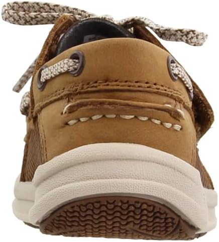 Sperry Boys' Gamefish Boat Shoe, Dark Tan, 1 Medium US Little Kid