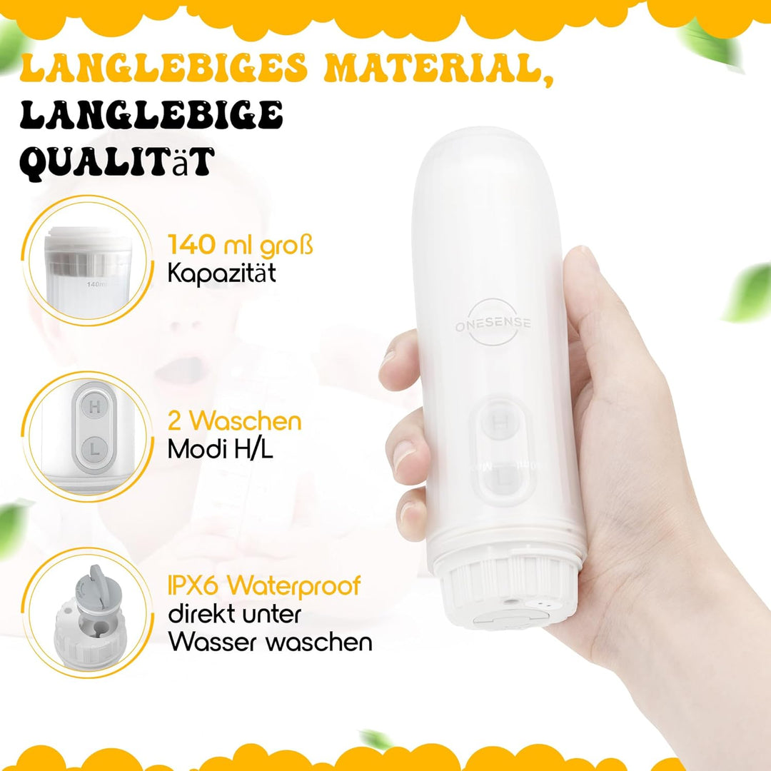 ONESENSE Elektrisches Portable Bidet - Intimdusche für Wochenbett, Po Dusche für Reisen, Mobiles Rei