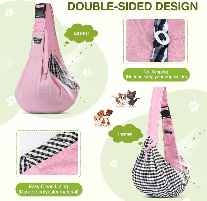 ALLSOPETS Tragbare Hundetragetasche Reisen Haustiertaschen Katzentragetasche Haustiere Welpen Kleine