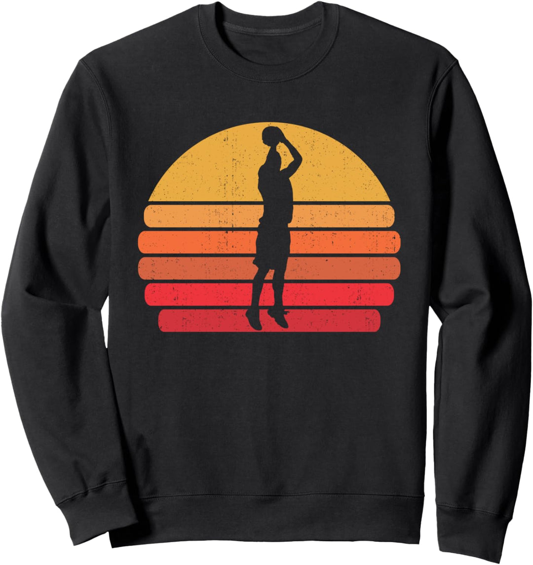 Retro Basketballer Streetball - Vintage Basketball Sweatshirt