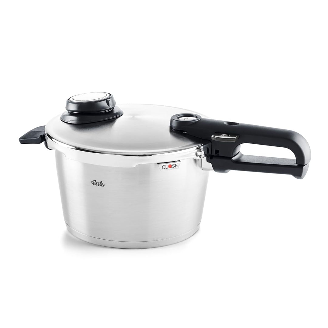 Fissler Vitavit Premium / Schnellkochtopf (4,5 L, Ø 22 cm) Edelstahl-Dampfkochtopf,4-Garstufen, inkl