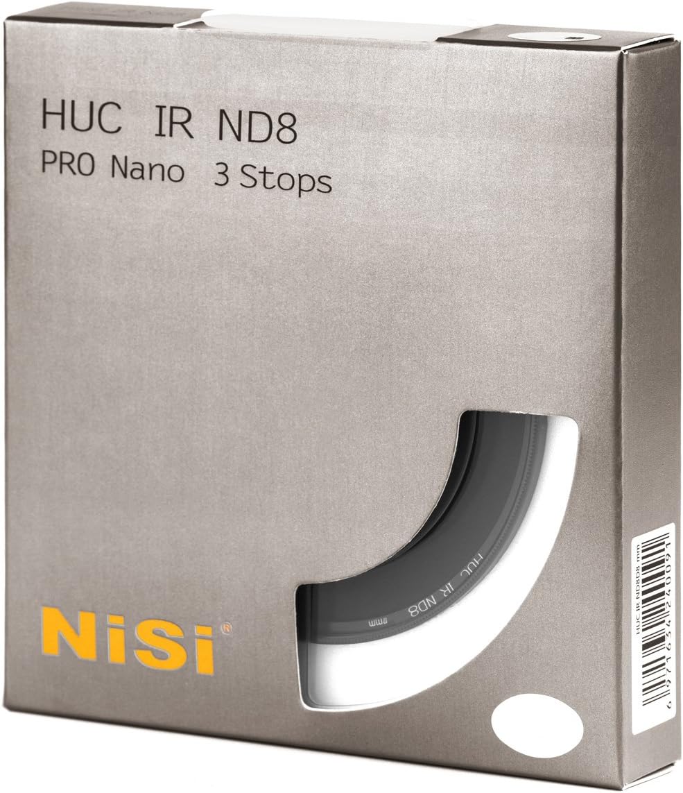NiSi 58 mm HUC IR ND8 Pro Nano 3 Stops Graufilter 58mm 3-Stop, 58mm 3-Stop